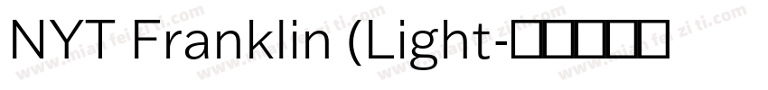 NYT Franklin (Light字体转换